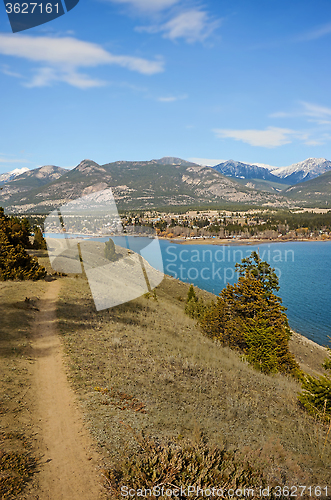 Image of Bike and Hike trail in the Mountains