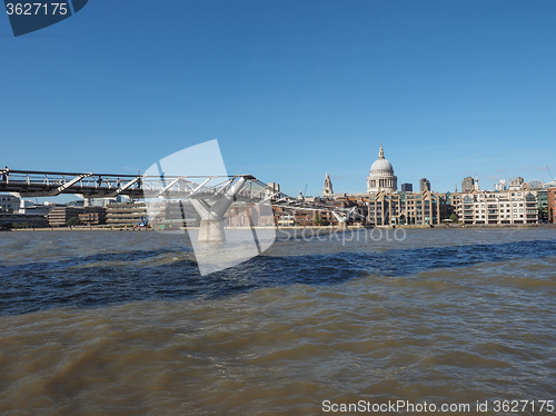 Image of Millennium Bridge in London