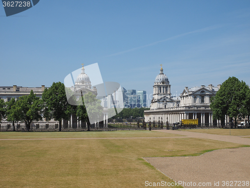 Image of Canary Wharf in London