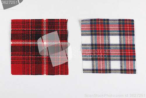 Image of Tartan fabric sample