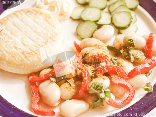 Image of Retro looking Vegetarian dish