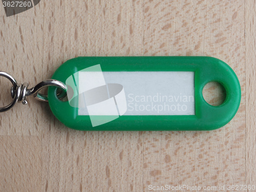 Image of Green keyring