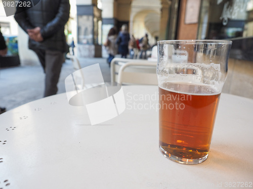 Image of British ale beer pint