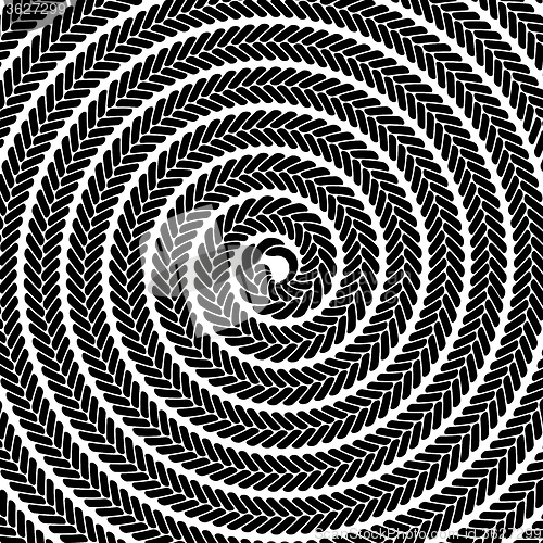 Image of Abstract Dark Spiral Pattern