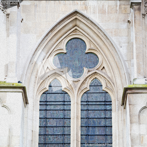 Image of   westminster  cathedral in london england old  construction and