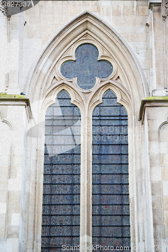 Image of   westminster  cathedral in london england old  construction and