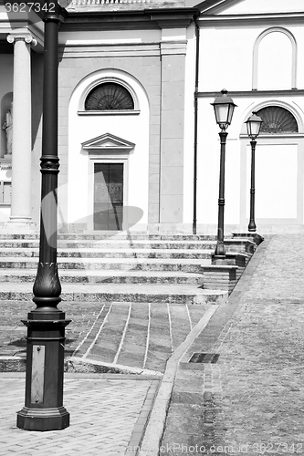 Image of building old architecture in italy europe milan religion       a