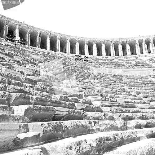 Image of in turkey europe aspendos the old theatre abstract texture of st