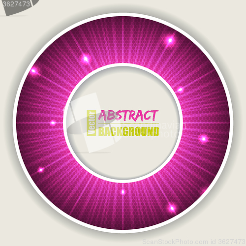 Image of Abstract pink background with text container