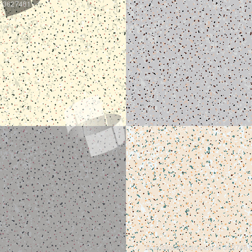 Image of Set Seamless Flecked Stone Texture