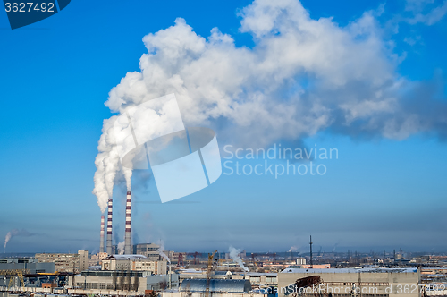 Image of City Energy and Warm Power Factory. Tyumen. Russia