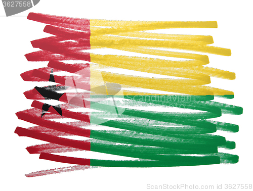 Image of Flag illustration - Guinea Bissau