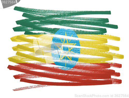 Image of Flag illustration - Ethiopia