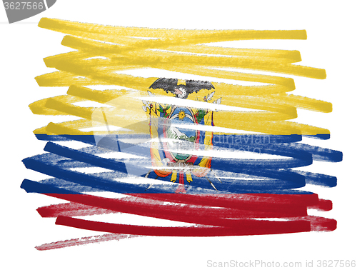 Image of Flag illustration - Ecuador