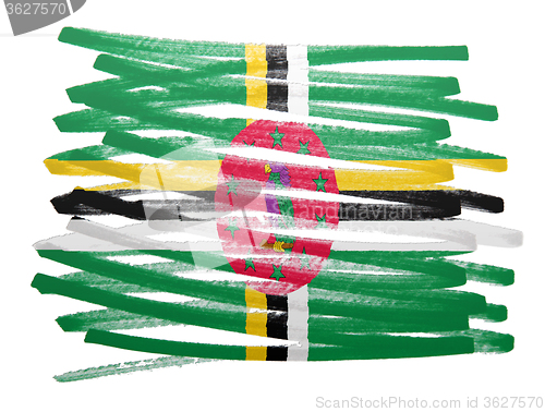 Image of Flag illustration - Dominica