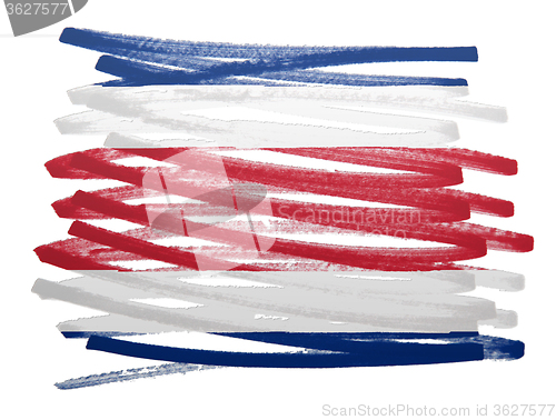 Image of Flag illustration - Costa Rica