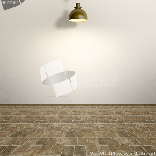 Image of Empty Room Lamp