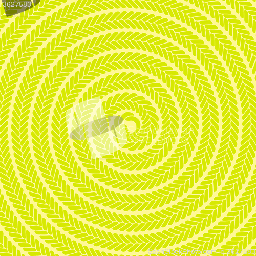 Image of Abstract Yellow Spiral Pattern