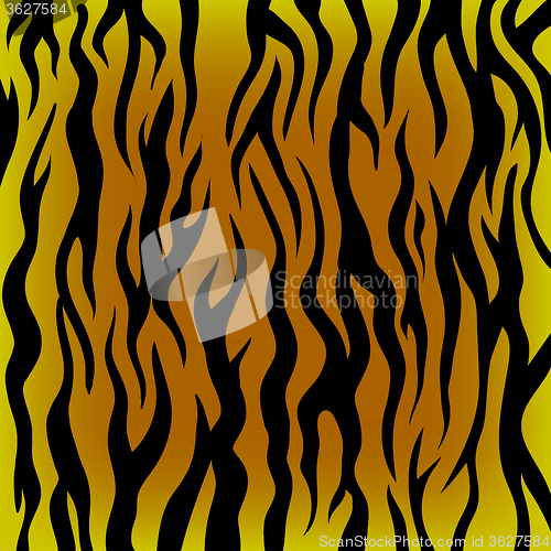 Image of Tiger Orange Pattern