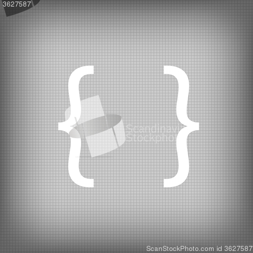 Image of Curly Bracket Icon