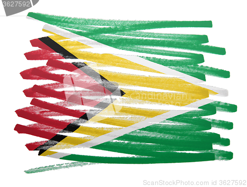 Image of Flag illustration - Guyana