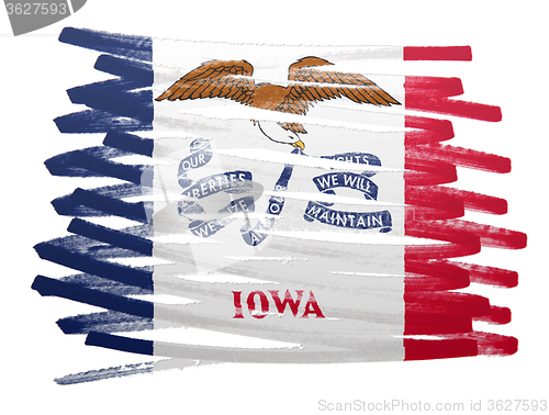 Image of Flag illustration - Iowa