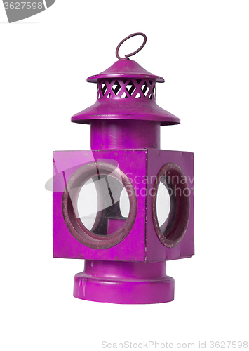 Image of Lamp for candles isolated