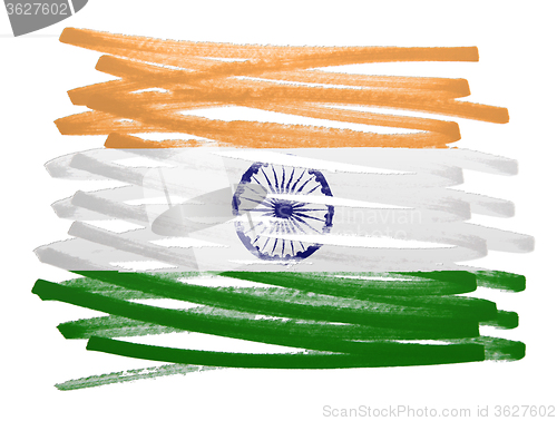 Image of Flag illustration - India