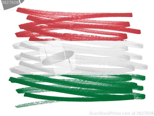 Image of Flag illustration - Hungary