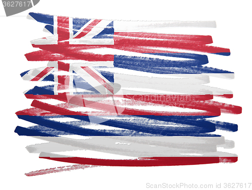 Image of Flag illustration - Hawaii