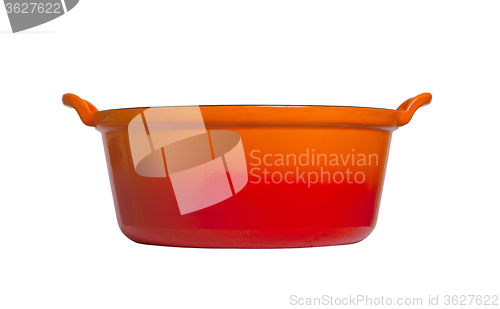 Image of Old cooking pot isolated