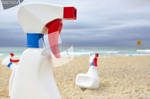 Image of Sculpture by the Sea - The Bottles