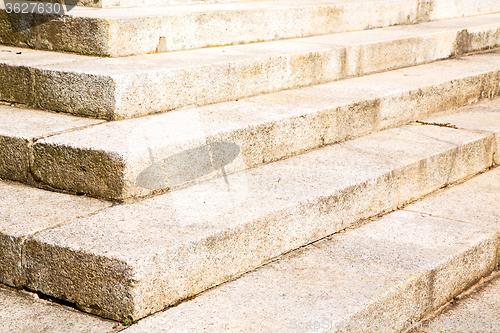 Image of  ancien flight   steps in europe italy old construction  