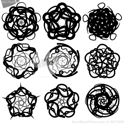 Image of Ornamental Circle Symbols