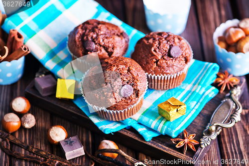 Image of chocolate muffins