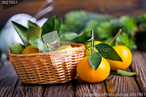 Image of fresh tangerines