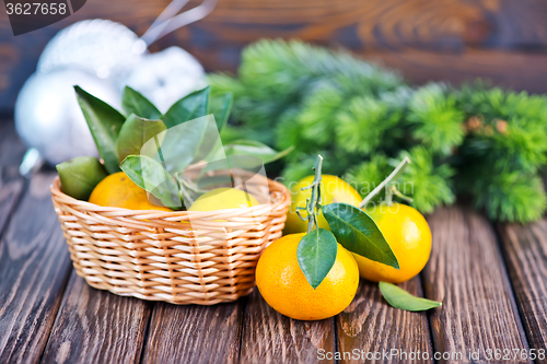 Image of fresh tangerines