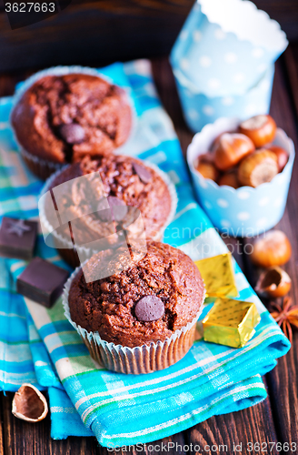 Image of chocolate muffins