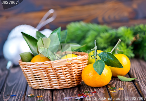 Image of fresh tangerines