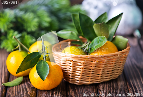 Image of fresh tangerines