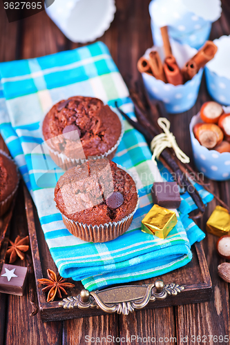 Image of chocolate muffins