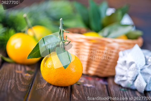 Image of fresh tangerines