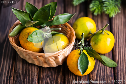 Image of fresh tangerines