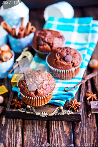 Image of chocolate muffins