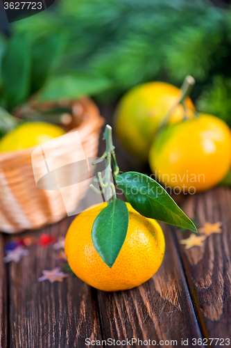 Image of fresh tangerines