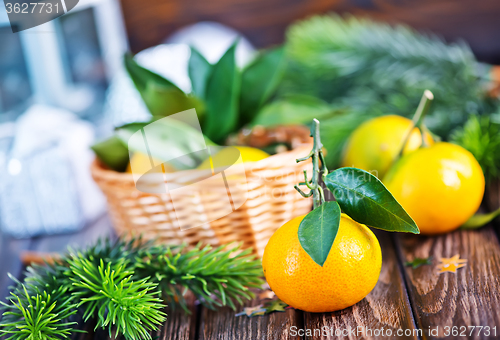 Image of fresh tangerines