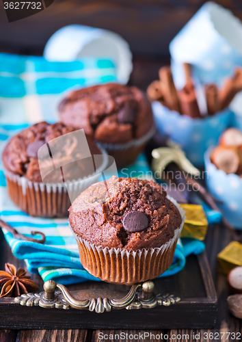 Image of chocolate muffins