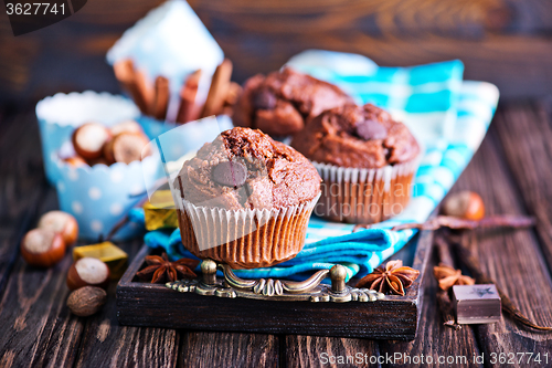 Image of chocolate muffins