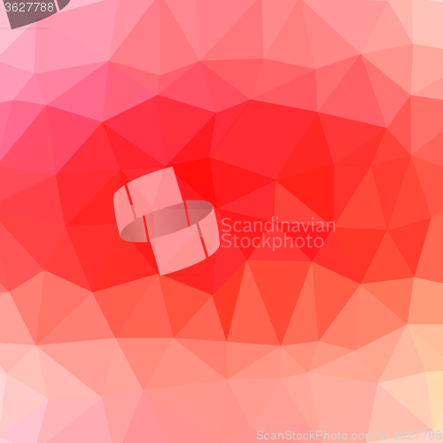Image of Red Polygonal Pattern