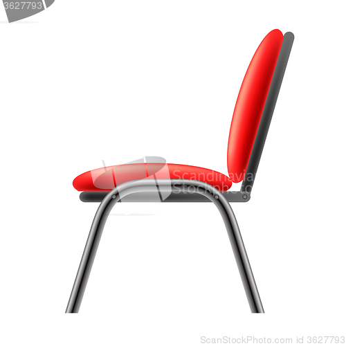 Image of Single Red Office Chair